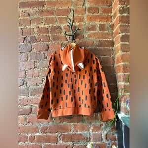 Stella McCartney Kids Orange Fox Ear Hoodie